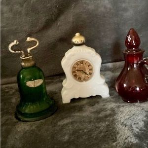 3 AVON VINTAGE COLLECTABLE BOTTLES